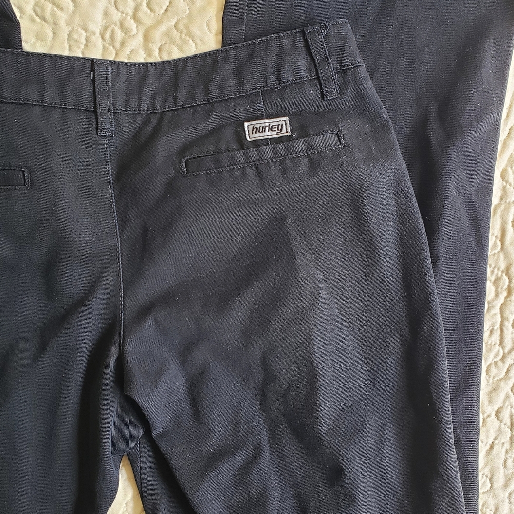 Hurley Womens Black Work Pants / Casual Wear Size 6